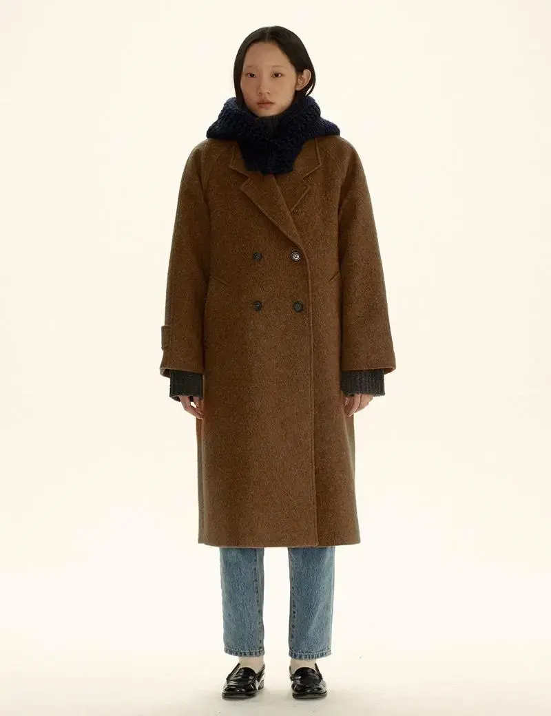 (새상품) 시엔느 Lucci Impero Double Coat Camel